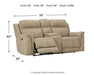 Next-Gen DuraPella Power Reclining Loveseat with Console - Atchison Furniture Company (Atchison, KS)