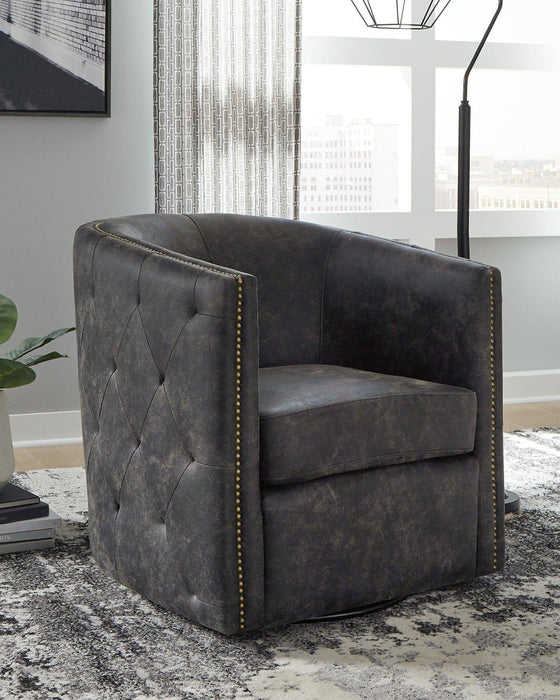 Brentlow Swivel Accent Chair - Atchison Furniture Company (Atchison, KS)