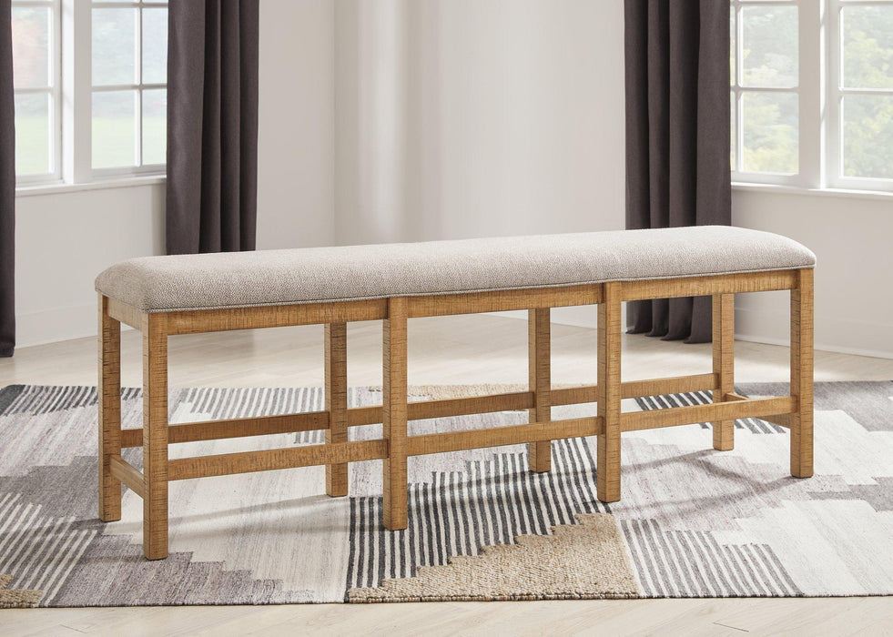 Havonplane 72" Counter Height Dining Bench - Atchison Furniture Company (Atchison, KS)