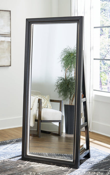 Evesen Floor Standing Mirror/Storage - Atchison Furniture Company (Atchison, KS)