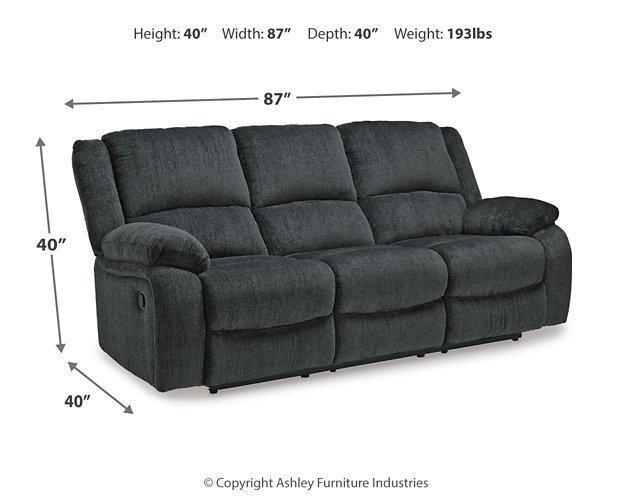 Draycoll Reclining Sofa - Atchison Furniture Company (Atchison, KS)