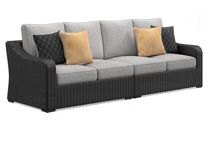 Beachcroft 2-Piece Outdoor Loveseat with Cushion - Atchison Furniture Company (Atchison, KS)