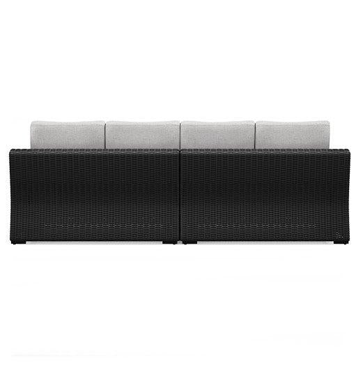 Beachcroft 2-Piece Outdoor Loveseat with Cushion - Atchison Furniture Company (Atchison, KS)