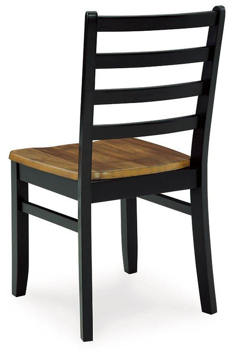 Blondon Dining Table and 6 Chairs (Set of 7) - Atchison Furniture Company (Atchison, KS)