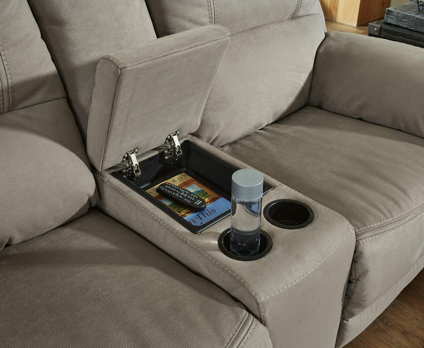 Next-Gen Gaucho Reclining Loveseat with Console - Atchison Furniture Company (Atchison, KS)