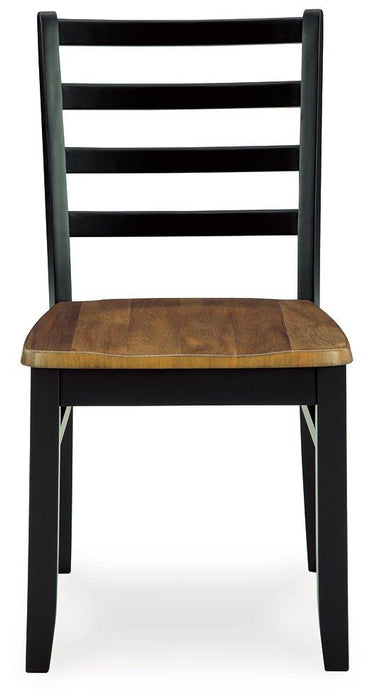 Blondon Dining Table and 6 Chairs (Set of 7) - Atchison Furniture Company (Atchison, KS)