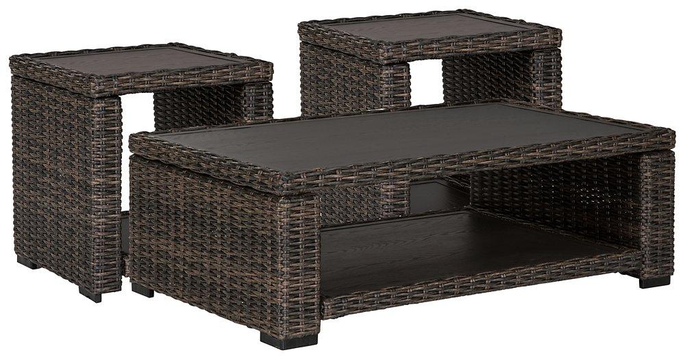 Grasson Lane Outdoor Occasional Table Set - Atchison Furniture Company (Atchison, KS)