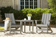 Visola Outdoor Adirondack Chair Set with End Table - Atchison Furniture Company (Atchison, KS)