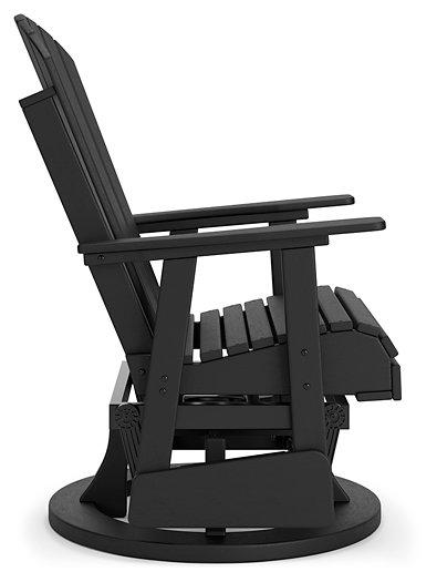 Hyland wave Outdoor Swivel Glider Chair - Atchison Furniture Company (Atchison, KS)