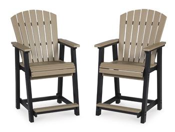 Fairen Trail Outdoor Counter Height Bar Stool (Set of 2) - Atchison Furniture Company (Atchison, KS)