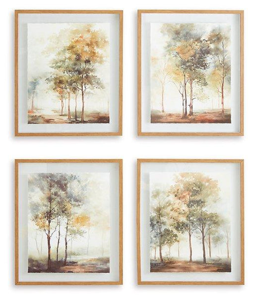 Bryneford Wall Art (Set of 4) - Atchison Furniture Company (Atchison, KS)