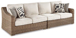 Beachcroft 2-Piece Outdoor Loveseat with Cushion - Atchison Furniture Company (Atchison, KS)