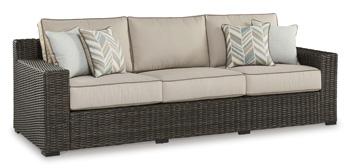 Coastline Bay Outdoor Sofa with Cushion - Atchison Furniture Company (Atchison, KS)