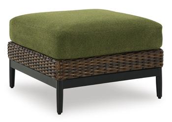 Horizon Hall Outdoor Ottoman with Cushion - Atchison Furniture Company (Atchison, KS)