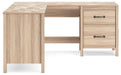 Battelle 60" Home Office Desk with Return - Atchison Furniture Company (Atchison, KS)