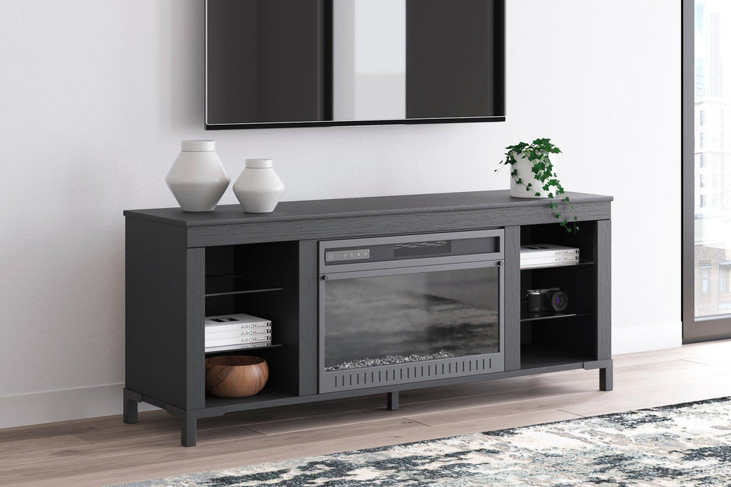 Cayberry 60" TV Stand with Electric Fireplace - Atchison Furniture Company (Atchison, KS)