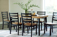 Blondon Dining Table and 6 Chairs (Set of 7) - Atchison Furniture Company (Atchison, KS)