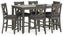 Caitbrook Counter Height Dining Table and Bar Stools (Set of 7) - Atchison Furniture Company (Atchison, KS)