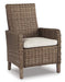 Beachcroft Outdoor Arm Chair with Cushion (Set of 2) - Atchison Furniture Company (Atchison, KS)