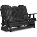 Hyland wave Outdoor Glider Loveseat - Atchison Furniture Company (Atchison, KS)