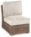 Beachcroft Outdoor Armless Chair with Cushion - Atchison Furniture Company (Atchison, KS)