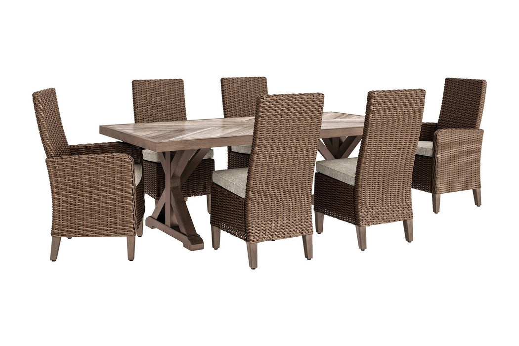 Beachcroft Outdoor Dining Set - Atchison Furniture Company (Atchison, KS)