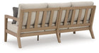 Hallow Creek Outdoor Sofa with Cushion - Atchison Furniture Company (Atchison, KS)