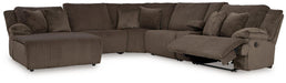 Top Tier Reclining Sectional with Chaise - Atchison Furniture Company (Atchison, KS)