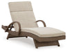 Beachcroft Outdoor Chaise Lounge with Cushion - Atchison Furniture Company (Atchison, KS)