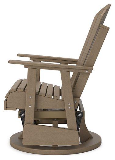 Hyland wave Outdoor Swivel Glider Chair - Atchison Furniture Company (Atchison, KS)