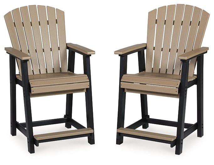 Fairen Trail Outdoor Counter Height Bar Stool (Set of 2) - Atchison Furniture Company (Atchison, KS)