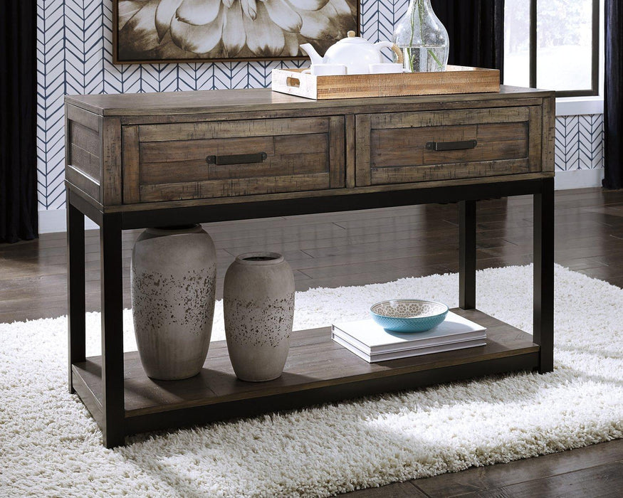 Johurst Sofa/Console Table - Atchison Furniture Company (Atchison, KS)
