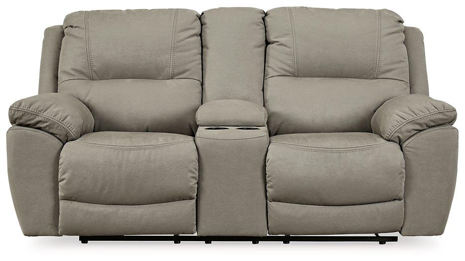Next-Gen Gaucho Reclining Loveseat with Console - Atchison Furniture Company (Atchison, KS)