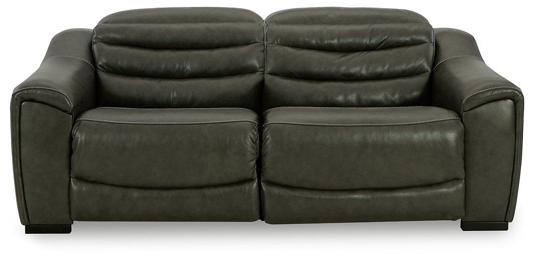 Center Line Power Reclining Sectional Loveseat - Atchison Furniture Company (Atchison, KS)