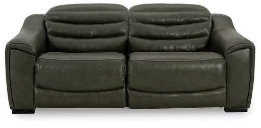 Center Line Power Reclining Sectional Loveseat - Atchison Furniture Company (Atchison, KS)