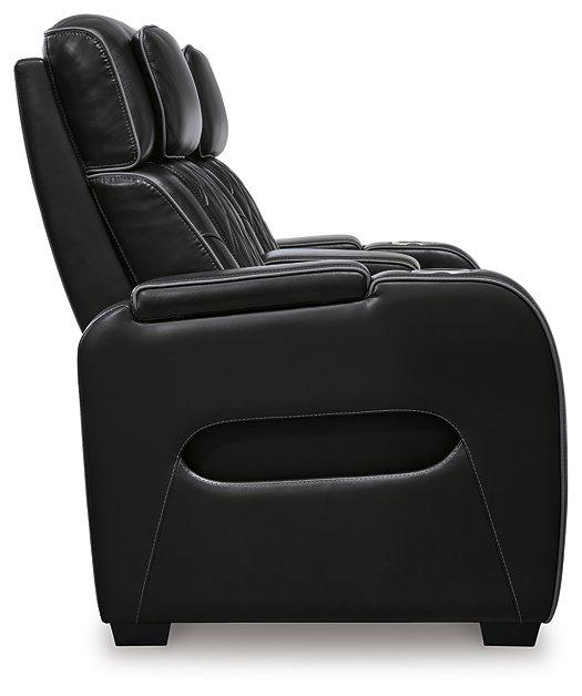 Boyington Power Reclining Loveseat with Console - Atchison Furniture Company (Atchison, KS)
