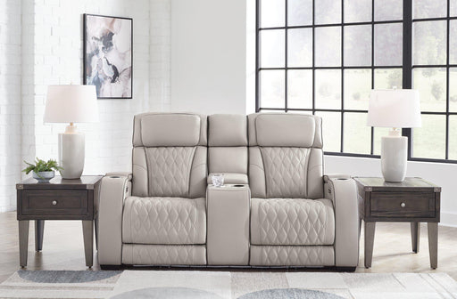 Boyington Power Reclining Loveseat with Console - Atchison Furniture Company (Atchison, KS)