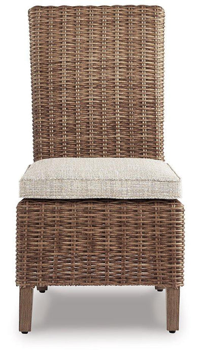 Beachcroft Outdoor Side Chair with Cushion (Set of 2) - Atchison Furniture Company (Atchison, KS)