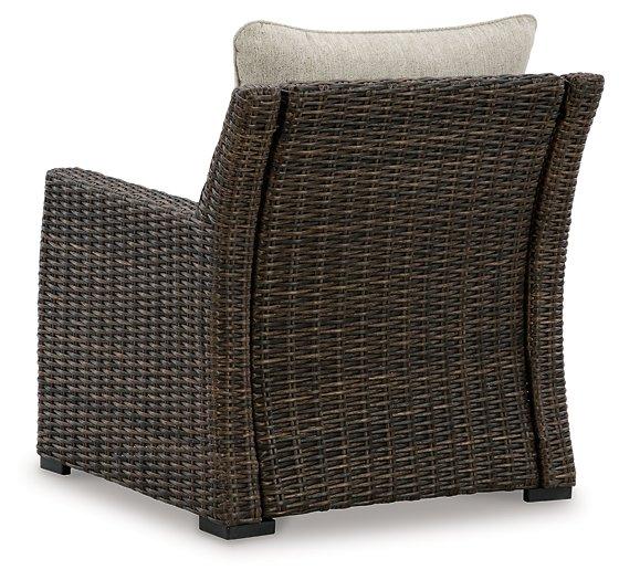 Brook Ranch Outdoor Lounge Chair with Cushion - Atchison Furniture Company (Atchison, KS)