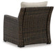 Brook Ranch Outdoor Lounge Chair with Cushion - Atchison Furniture Company (Atchison, KS)