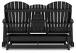 Hyland wave Outdoor Glider Loveseat - Atchison Furniture Company (Atchison, KS)