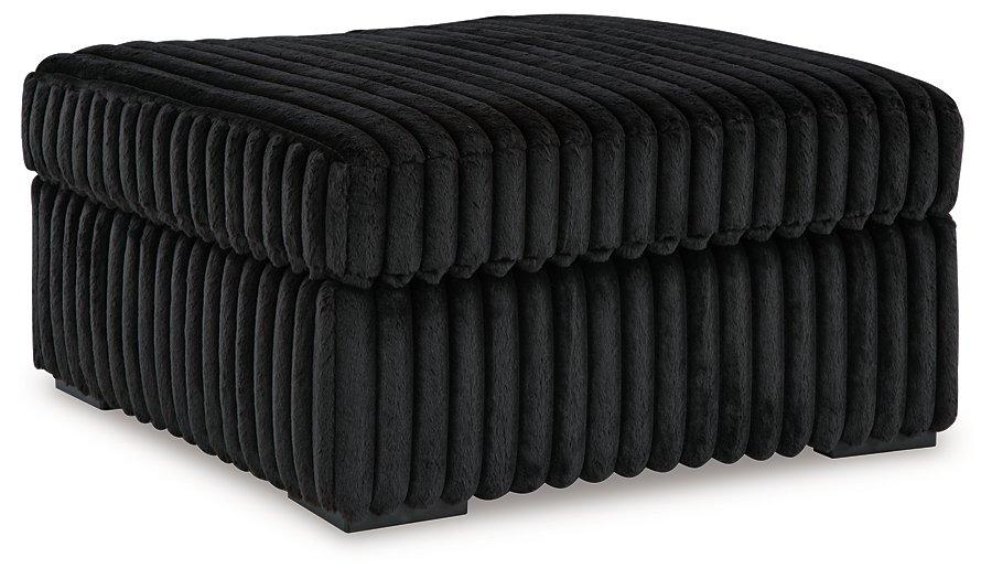 Midnight-Madness Oversized Accent Ottoman - Atchison Furniture Company (Atchison, KS)