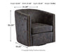 Brentlow Swivel Accent Chair - Atchison Furniture Company (Atchison, KS)