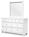 Fortman Dresser and Mirror - Atchison Furniture Company (Atchison, KS)