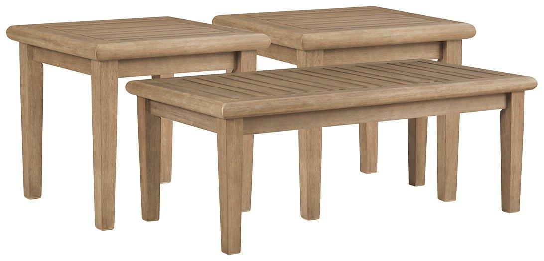 Gerianne Outdoor Occasional Table Set - Atchison Furniture Company (Atchison, KS)