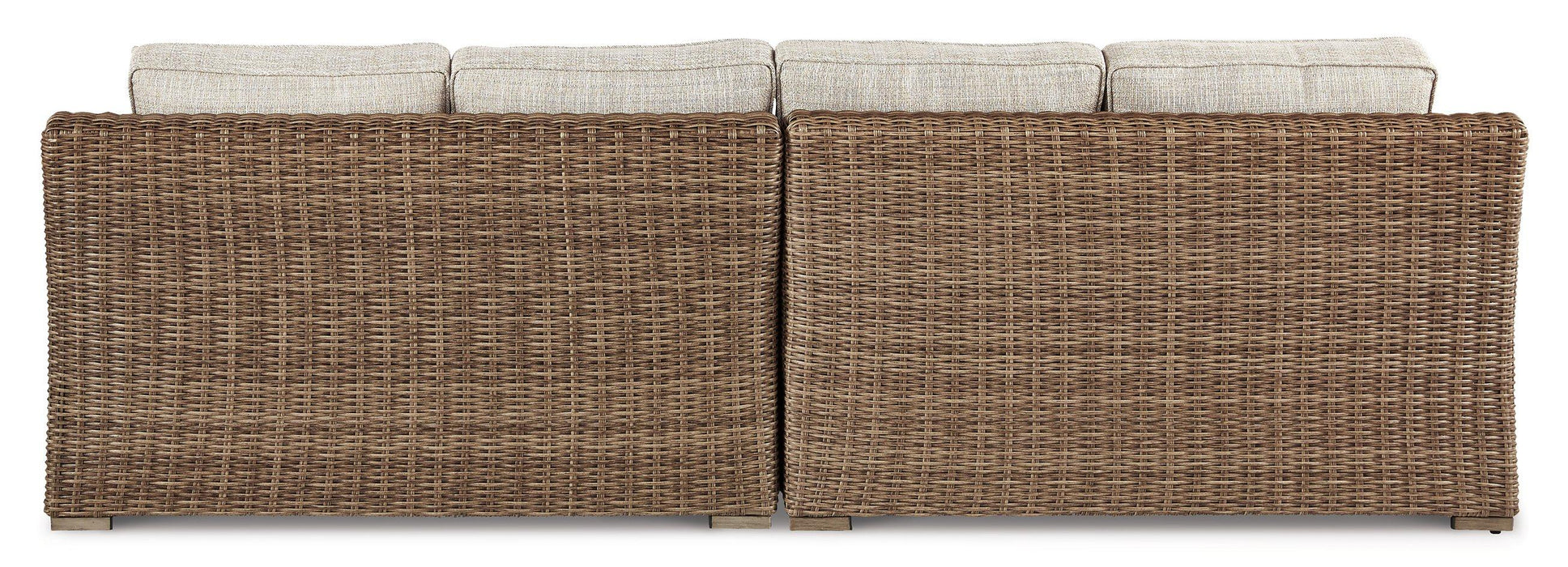Beachcroft 2-Piece Outdoor Loveseat with Cushion - Atchison Furniture Company (Atchison, KS)