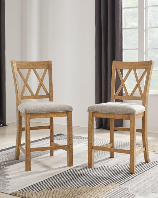 Havonplane Counter Height Barstool - Atchison Furniture Company (Atchison, KS)