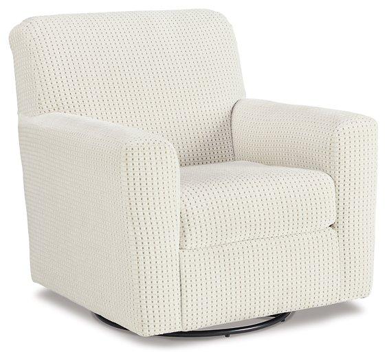 Herstow Swivel Glider Accent Chair - Atchison Furniture Company (Atchison, KS)