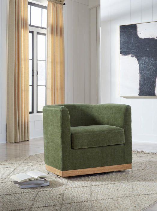 Jersonlow Swivel Accent Chair - Atchison Furniture Company (Atchison, KS)