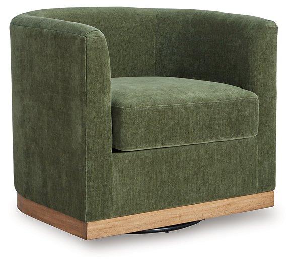 Jersonlow Swivel Accent Chair - Atchison Furniture Company (Atchison, KS)